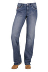 PURE WESTERN WOMENS RUE STRAIGHT JEAN 34L - MOONSHINE [SZ:6]