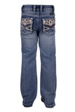 PURE WESTERN GIRLS RUE STRAIGHT LEG JEAN - MOONSHINE [SZ:2]