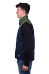 WRANGLER MENS ANDREW VEST - NAVY/CYPRESS [SZ:XS]