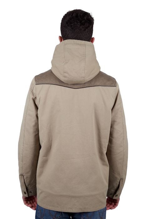 WRANGLER MENS CAIN JACKET - STONE [SZ:XS]
