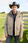 WRANGLER MENS CAIN JACKET - STONE [SZ:XS]