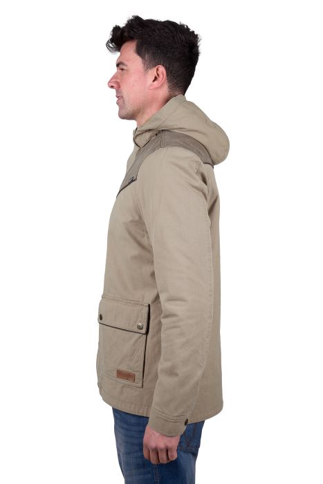 WRANGLER MENS CAIN JACKET - STONE [SZ:XS]