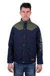 WRANGLER MENS ANDREW JACKET - NAVY/CYPRESS [SZ:XS]