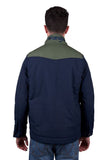 WRANGLER MENS ANDREW JACKET - NAVY/CYPRESS [SZ:XS]