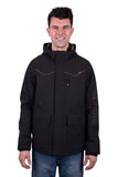 WRANGLER MENS CADE LOGO JACKET - BLACK [SZ:L]