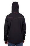 WRANGLER MENS CADE LOGO JACKET - BLACK [SZ:L]