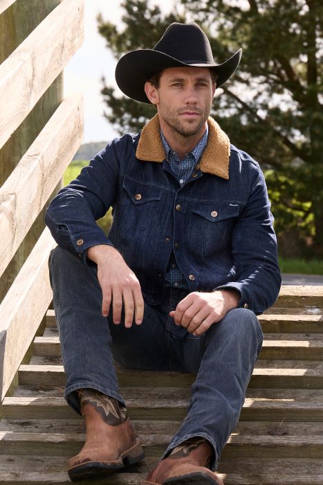 WRANGLER MENS EVAN JACKET - DENIM [SZ:XS]