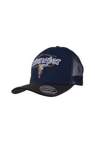 WRANGLER SAM HP TRUCKER CAP - NAVY