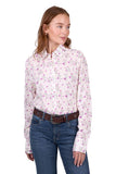 WRANGLER VALERIE WOMENS LS SHIRT - IVORY [SZ:8]