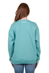 WRANGLER TABITHA WOMENS CREW - TURQUOISE [SZ:8]