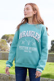 WRANGLER TABITHA WOMENS CREW - TURQUOISE [SZ:8]
