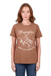 WRANGLER LAYLA WOMENS SS TEE - COPPER [SZ:8]