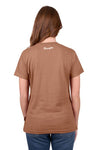 WRANGLER LAYLA WOMENS SS TEE - COPPER [SZ:8]