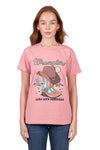 WRANGLER GISELLE WOMENS SS TEE - PINK [SZ:8]