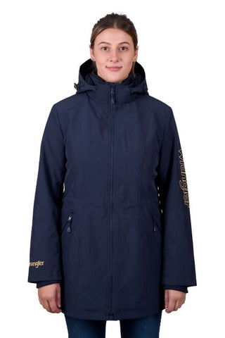 WRANGLER HEIDI WOMENS SOFTSHELL JACKET - NAVY [SZ:S]