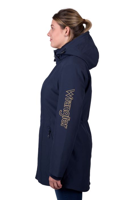 WRANGLER HEIDI WOMENS SOFTSHELL JACKET - NAVY [SZ:S]