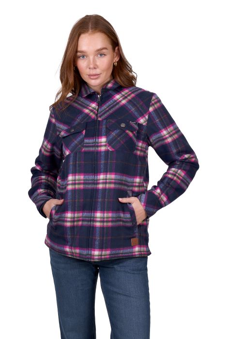 WRANGLER SELMA WOMENS SHIRT JACKET - NAVY [SZ:XS]