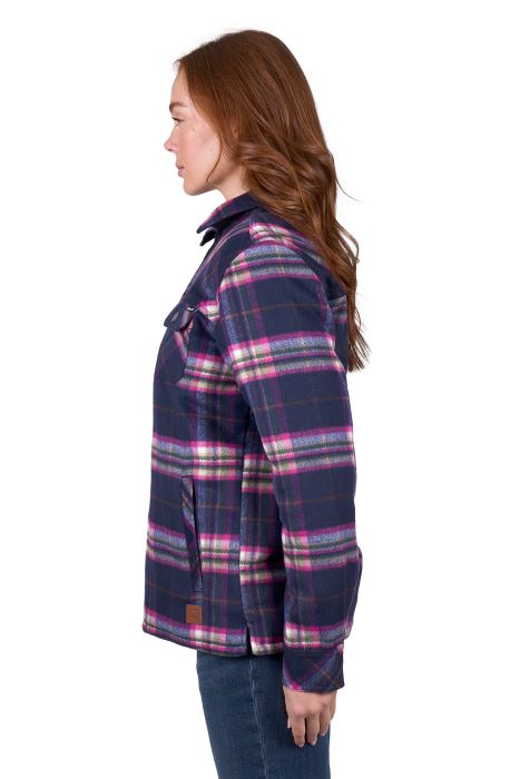 WRANGLER SELMA WOMENS SHIRT JACKET - NAVY [SZ:XS]