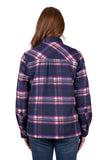 WRANGLER SELMA WOMENS SHIRT JACKET - NAVY [SZ:XS]