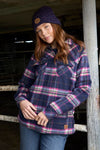 WRANGLER SELMA WOMENS SHIRT JACKET - NAVY [SZ:XS]