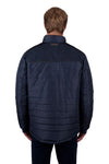 THOMAS COOK MENS NATHAN REVS JACKET - DARK BROWN/NAVY [SZ:S]