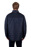 THOMAS COOK MENS NATHAN REVS JACKET - DARK BROWN/NAVY [SZ:S]