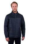 THOMAS COOK MENS NATHAN REVS JACKET - DARK BROWN/NAVY [SZ:S]