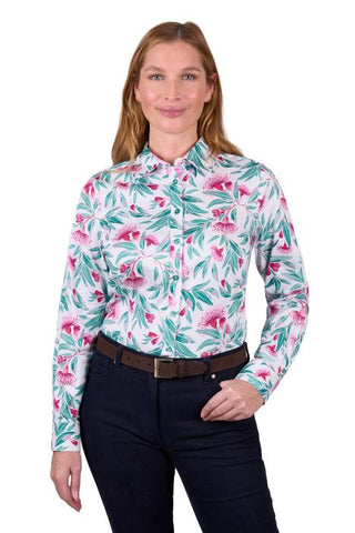 THOMAS COOK WOMENS FLORENCE LS SHIRT - PINK [SZ:8]