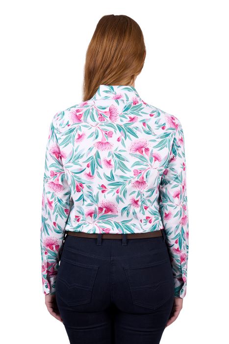 THOMAS COOK WOMENS FLORENCE LS SHIRT - PINK [SZ:8]