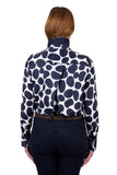 THOMAS COOK WOMENS NAOMI LS SHIRT - NAVY [SZ:8]
