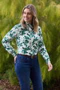 THOMAS COOK WOMENS KIARA LONGSLEEVE BLOUSE [SZ:8]