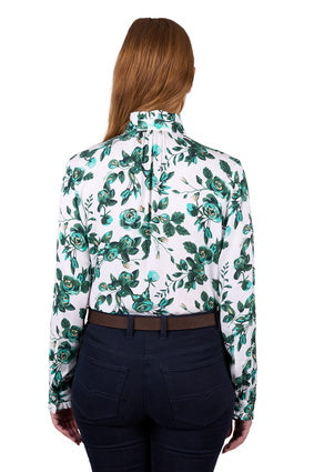 THOMAS COOK WOMENS KIARA LONGSLEEVE BLOUSE [SZ:8]