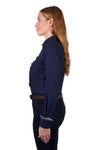 THOMAS COOK WOMENS ASHLEY LS SHIRT - NAVY [SZ:8]