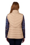 THOMAS COOK WOMENS MAYFIELD VEST - TAN [SZ:XS]