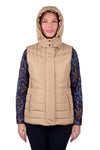 THOMAS COOK WOMENS MAYFIELD VEST - TAN [SZ:XS]