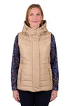 THOMAS COOK WOMENS MAYFIELD VEST - TAN [SZ:XS]