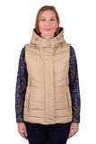 THOMAS COOK WOMENS MAYFIELD VEST - TAN [SZ:XS]