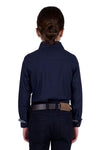THOMAS COOK ASHLEY GIRLS LS SHIRT - NAVY [SZ:2]