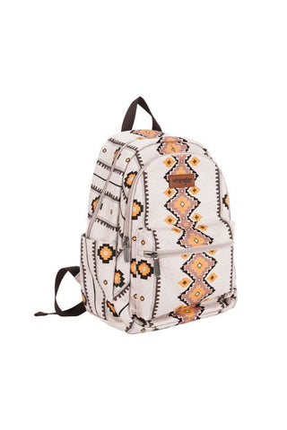 WRANGLER SOUTHWESTERN CANVAS BACKPACK - NATURAL 
