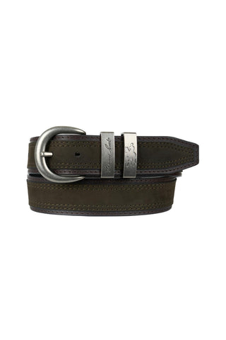 THOMAS COOK STANLEY BELT - KHAKI/CHOCOLATE [SZ:XS]