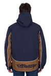 BULLZYE MENS BAZOOKA JACKET - NAVY/TAN [SZ:XS]