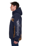 BULLZYE MENS BAZOOKA JACKET - NAVY/TAN [SZ:XS]
