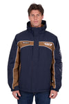 BULLZYE MENS BAZOOKA JACKET - NAVY/TAN [SZ:XS]