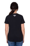 BULLZYE FLORA WOMENS SHORT SLEEVE TEE - BLACK [SZ:8]