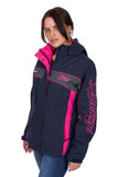 BULLZYE WOMENS CARLA JACKET - NAVY/PINK [SZ:XS]