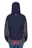 BULLZYE WOMENS CARLA JACKET - NAVY/PINK [SZ:XS]