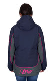 BULLZYE WOMENS CARLA JACKET - NAVY/PINK [SZ:XS]