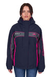 BULLZYE WOMENS CARLA JACKET - NAVY/PINK [SZ:XS]