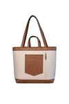 WRANGLER CANVAS ICONIC LOGO TOTE - NATURAL [SZ:38]