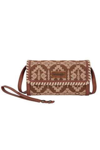 WRANGLER DAKOTA WHIPSTITCH WALLET BAG - TAN 